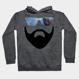 The Mountaineer and the cool Sunglasses Hoodie